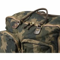 Beretta by Campomaggi Washed Canvas Camo & Leather Travel Bag 8 Beretta by Campomaggi Washed Canvas Camo & Leather Travel Bag -BERETTA Online Shop BS321T0984075F CLOSEUP2