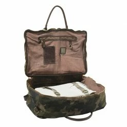 Beretta by Campomaggi Washed Canvas Camo & Leather Travel Bag 9 Beretta by Campomaggi Washed Canvas Camo & Leather Travel Bag -BERETTA Online Shop BS321T0984075F CLOSEUP3