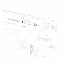 Beretta Cross Magazine Tube 1301/A391 12 Ga. -BERETTA Online Shop C59948 02