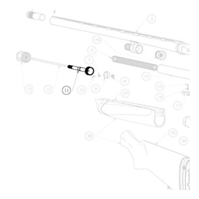 Beretta Cap for Magazine Tube A400 12 Ga. 4 Beretta Cap for Magazine Tube A400 12 Ga. - Image 2