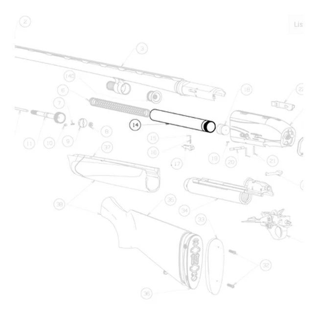 Beretta Magazine Tube A400 12 Ga. Reduced 2 Rounds 4 Beretta Magazine Tube A400 12 Ga. Reduced 2 Rounds - Image 2