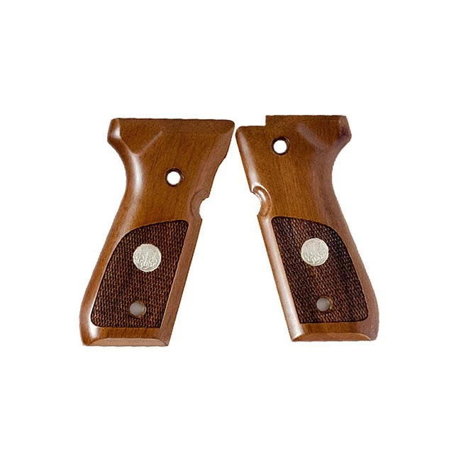 Beretta Wood Grips w/Medallion 92/96/98 Series 3 Beretta Wood Grips w/Medallion 92/96/98 Series