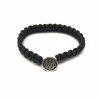 Beretta Bracelet Sterling Silver Logo - Black Color -BERETTA Online Shop E02815 01