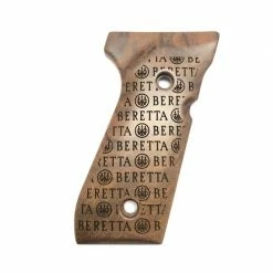 Beretta Wood grips set for 92 series - Logo Storm model -BERETTA Online Shop E02832 2