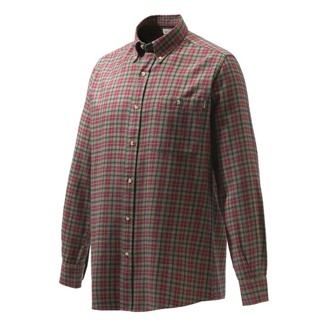 Beretta New Wood Flannel Button Down Shirt 3 Beretta New Wood Flannel Button Down Shirt